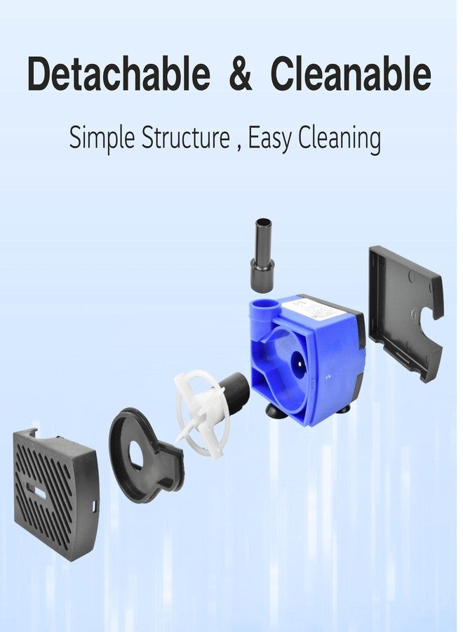 CONQUERALL Submersible Pond Pump 47GPH Ultra Quiet 3W Water Changer for Small Water Features - Image 4